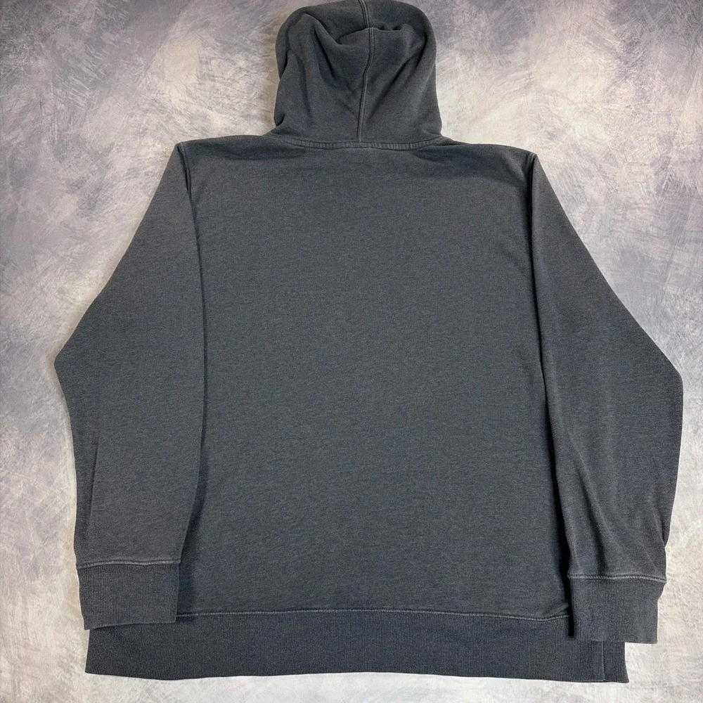 The North Face Hoodie Mens XXL Gray Pullover Logo Fleece Sweatshirt